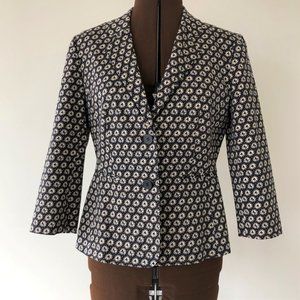 Issac Mizrahi Daisy Print Blazer